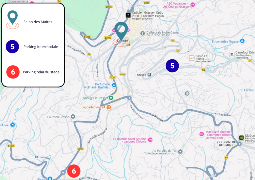 PLAN PARKINGS EXPOSANTS